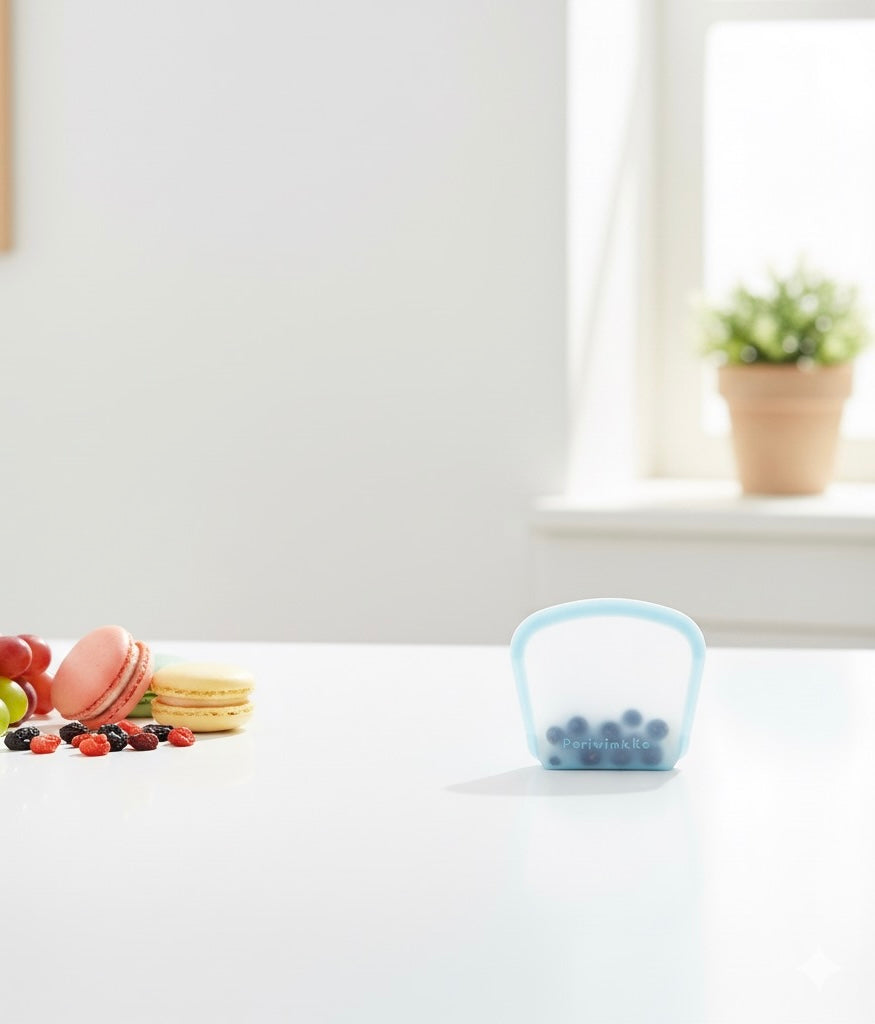 Kid Silicone Reusable Pocket Snack Bag