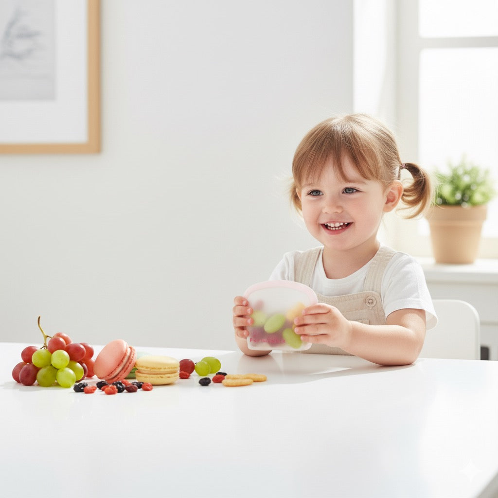 Kid Silicone Reusable Pocket Snack Bag